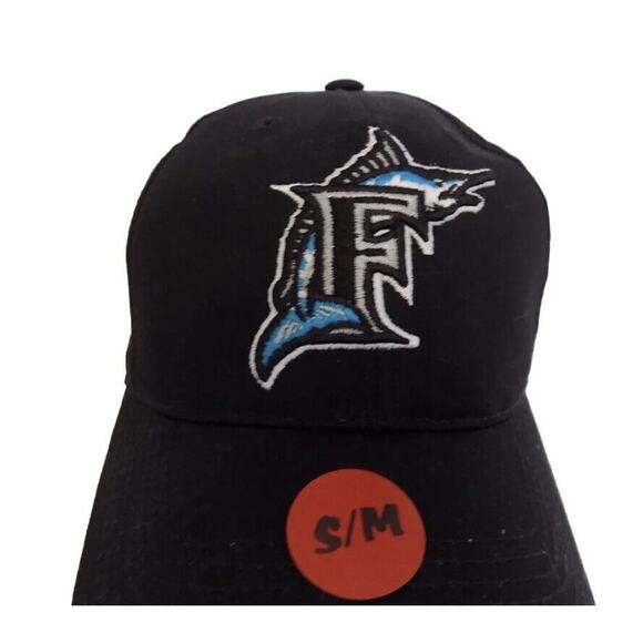 Florida Marlins hat adjustable black size Small/Medium unisex MLB NEW - Picture 1 of 9